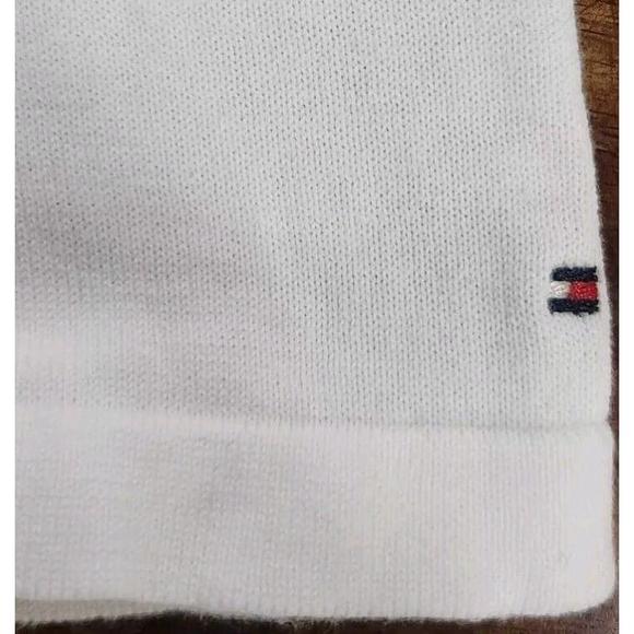 Tommy Hilfiger V- Neck Sweater Womens White/Gray Size Small S/P Never Worn - Picture 6 of 6